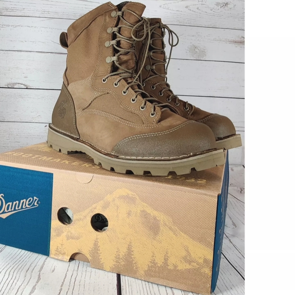 Men's Tan Tactical Boots - Picture 6 of 7